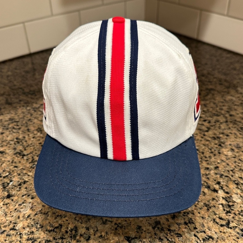 Arizona Wildcats Hat HelmT Cap Snapback Men's Adjustable White Navy 1980 Vintage